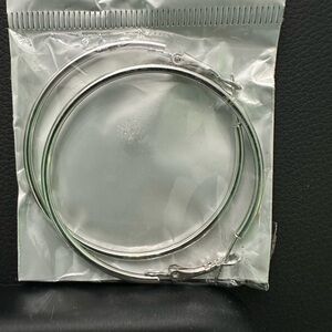Silver Hoop Earrings